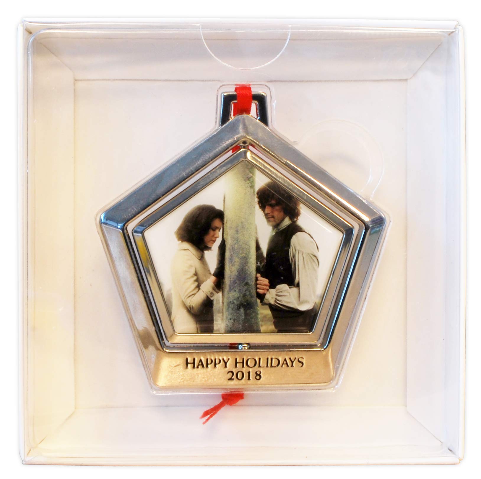 Outlander Christmas Metal Ornament (Happy Holiday)