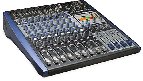 PreSonus StudioLive AR12c 14-Channel USB-C Hybrid Digital/Analog Performance Mixer, Unpowered