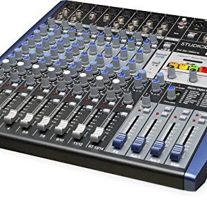 PreSonus StudioLive AR12c 14-Channel USB-C Hybrid Digital/Analog Performance Mixer, Unpowered