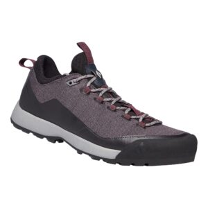 black diamond equipment mission lt approach shoes - women's - anthracite-wisteria - 8.5