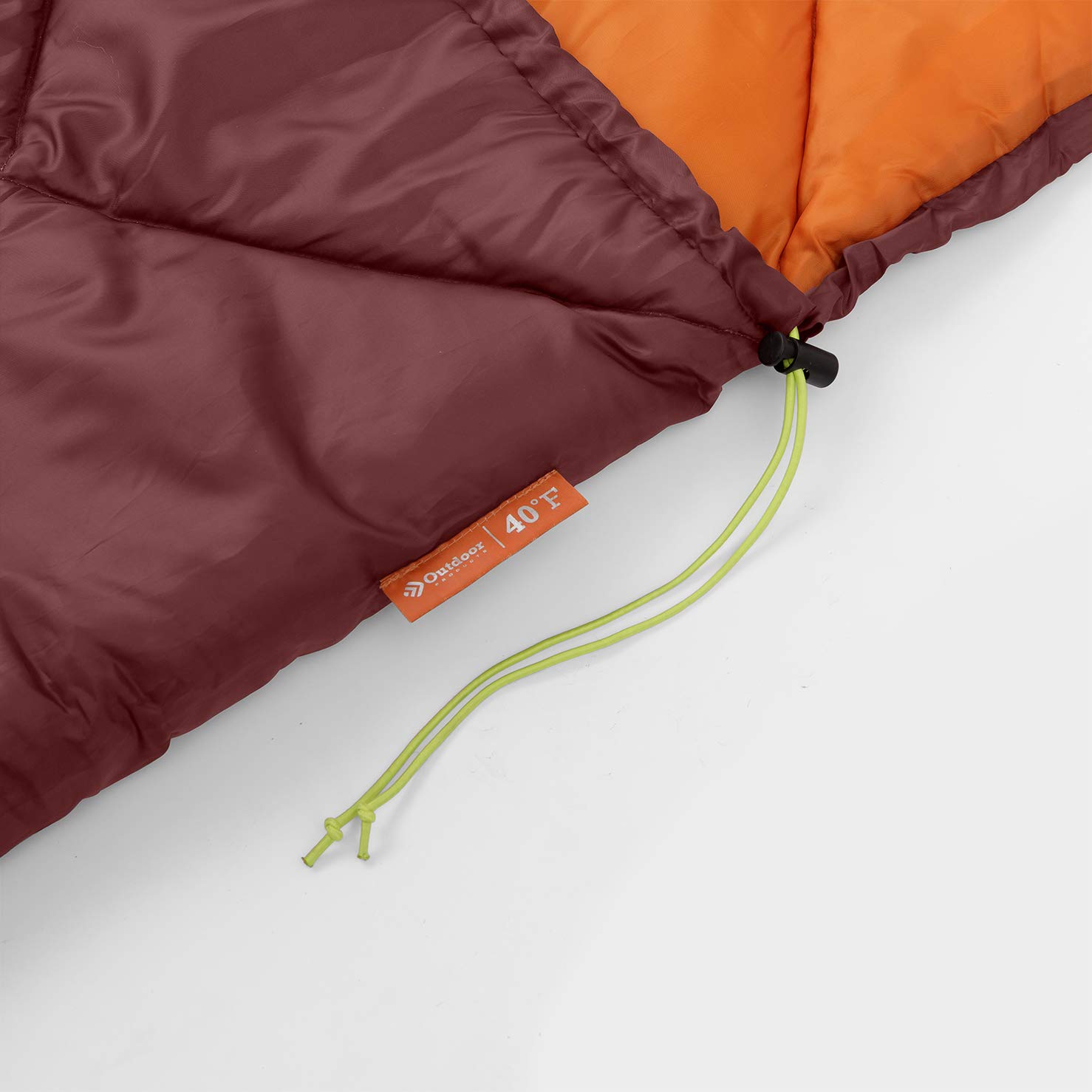 Outdoor Products 40F Rectangular Sleeping Bag with Pillow