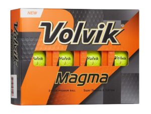 volvik magma golf balls - yellow, large