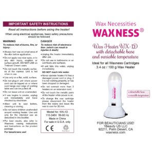 Wax Necessities Digital Double Cartridge Wax Heater with Base WX-1D X 2