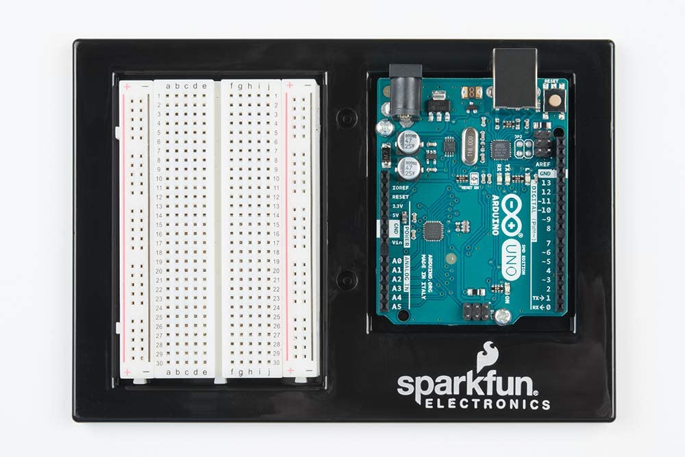 SparkFun Inventors Kit v4.1 for Arduino Uno Beginner Kit Age 10 Plus Start Learning Programming and Electronics Use for Education Classroom MakerSpace Library and at Home Learning No Soldering