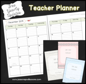 teacher calendar 2019 - 2020