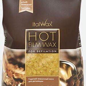 ItalWax Natural - Hard Stripless Wax Beads 2.2 lbs. - 1 kg. Bag