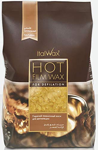 ItalWax Natural - Hard Stripless Wax Beads 2.2 lbs. - 1 kg. Bag