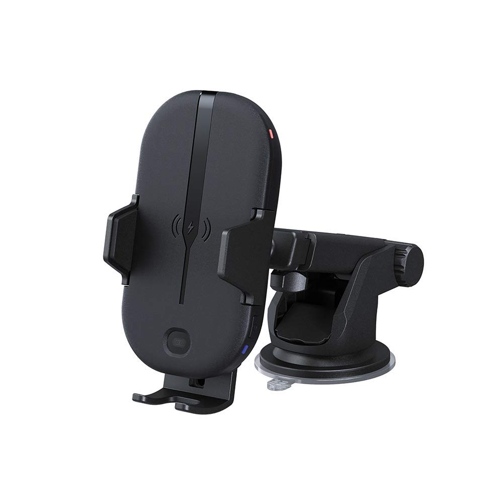 Kenwood CAX-HL10Qi 15W Qi Wireless Charging Car Mount with One-Touch Release, Compatible with Qi Enabled Phones | Motorized Clamp | Infrared Sensor Lock | 15W Fast Charging