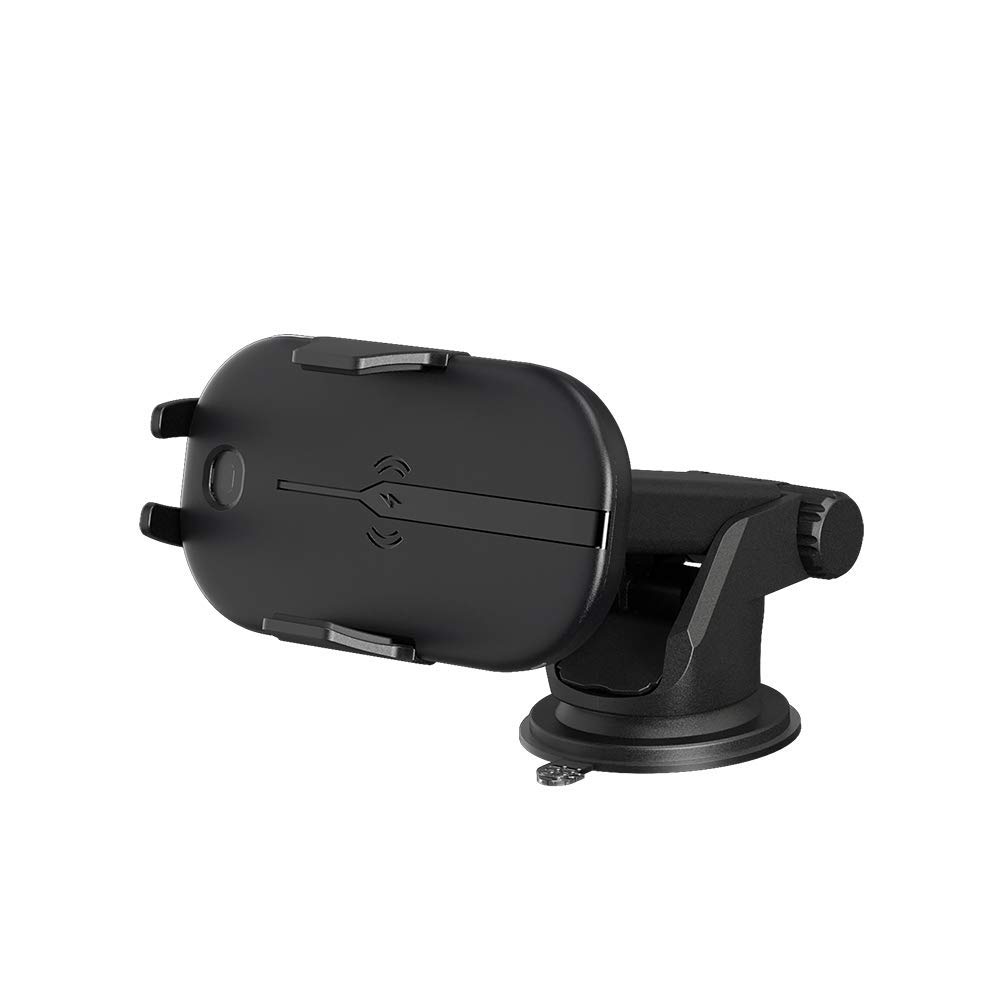 Kenwood CAX-HL10Qi 15W Qi Wireless Charging Car Mount with One-Touch Release, Compatible with Qi Enabled Phones | Motorized Clamp | Infrared Sensor Lock | 15W Fast Charging