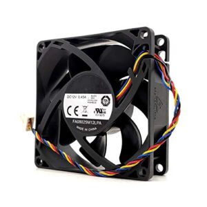 for FA08025M12LPA 8025 12V 0.45A 8cm 4-Wire Cooling Fan