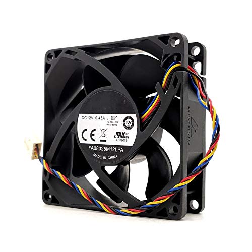 for FA08025M12LPA 8025 12V 0.45A 8cm 4-Wire Cooling Fan