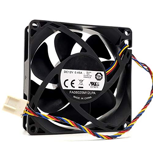 for FA08025M12LPA 8025 12V 0.45A 8cm 4-Wire Cooling Fan