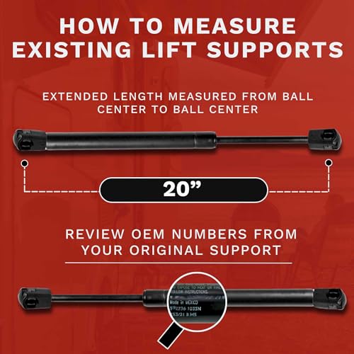 Lift Supports Depot Qty (2) Replaces GSNI-5300-60 Lift Supports Struts Shocks