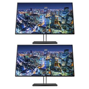 HP Z32 31.5 Inch IPS LED Backlit Monitor 2-Pack, 4K UHD 2840 x 2160 (1AA81A8#ABA)