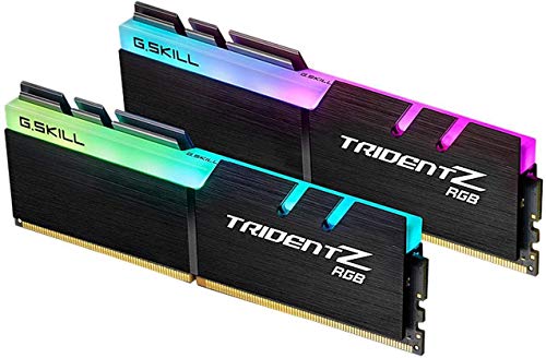 G.SKILL Trident Z RGB Series (Intel XMP) DDR4 RAM 32GB (2x16GB) 3600MT/s CL18-22-22-42 1.35V Desktop Computer Memory UDIMM (F4-3600C18D-32GTZR)