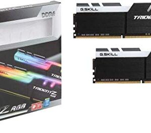 G.SKILL Trident Z RGB Series (Intel XMP) DDR4 RAM 32GB (2x16GB) 3600MT/s CL18-22-22-42 1.35V Desktop Computer Memory UDIMM (F4-3600C18D-32GTZR)