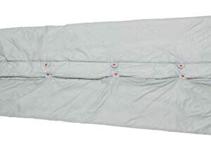 Big Agnes Kings Canyon UL (Primaloft) Ultralight Camping Quilt, Gray/Palm