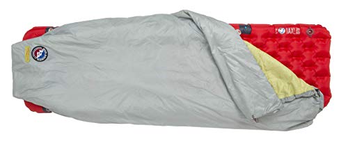 Big Agnes Kings Canyon UL (Primaloft) Ultralight Camping Quilt, Gray/Palm