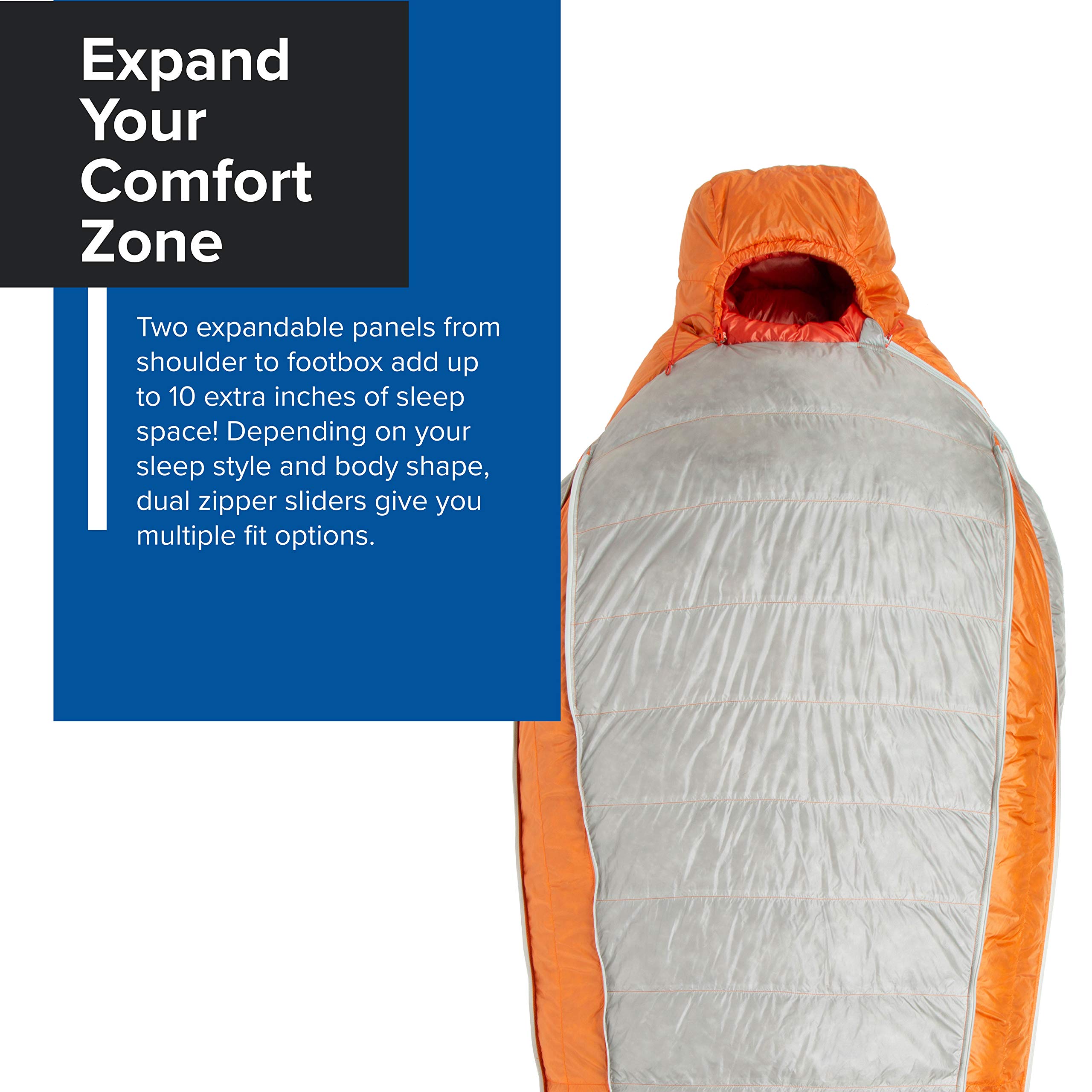 Big Agnes Torchlight UL (850 DownTek) Sleeping Bag, 20 Degree, Long