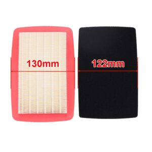 Mengxiang 544271501 512652001 Air Filter fit for Redmax EBZ8000 EBZ8001 EBZ8001RH EBZ8050 EBZ8050RH EBZ8500 EBZ8500RH Husq-varna 170BF 180BF 180BT 370BFS 380BFS 570BFS 580BFS Rep T4012-82310