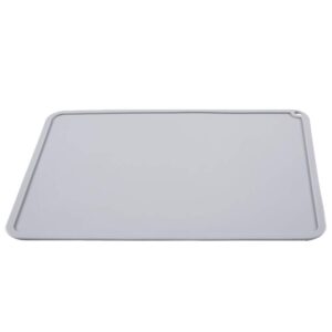 bczamd silicone slap mat 410 x 310mm clean-up or resin transfer to protect work surface for photon s dlp sla lcd 3d printer accessories - gray