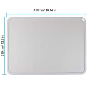 BCZAMD Silicone Slap Mat 410 X 310mm Clean-up or Resin Transfer to Protect Work Surface for Photon S DLP SLA LCD 3D Printer Accessories - Gray