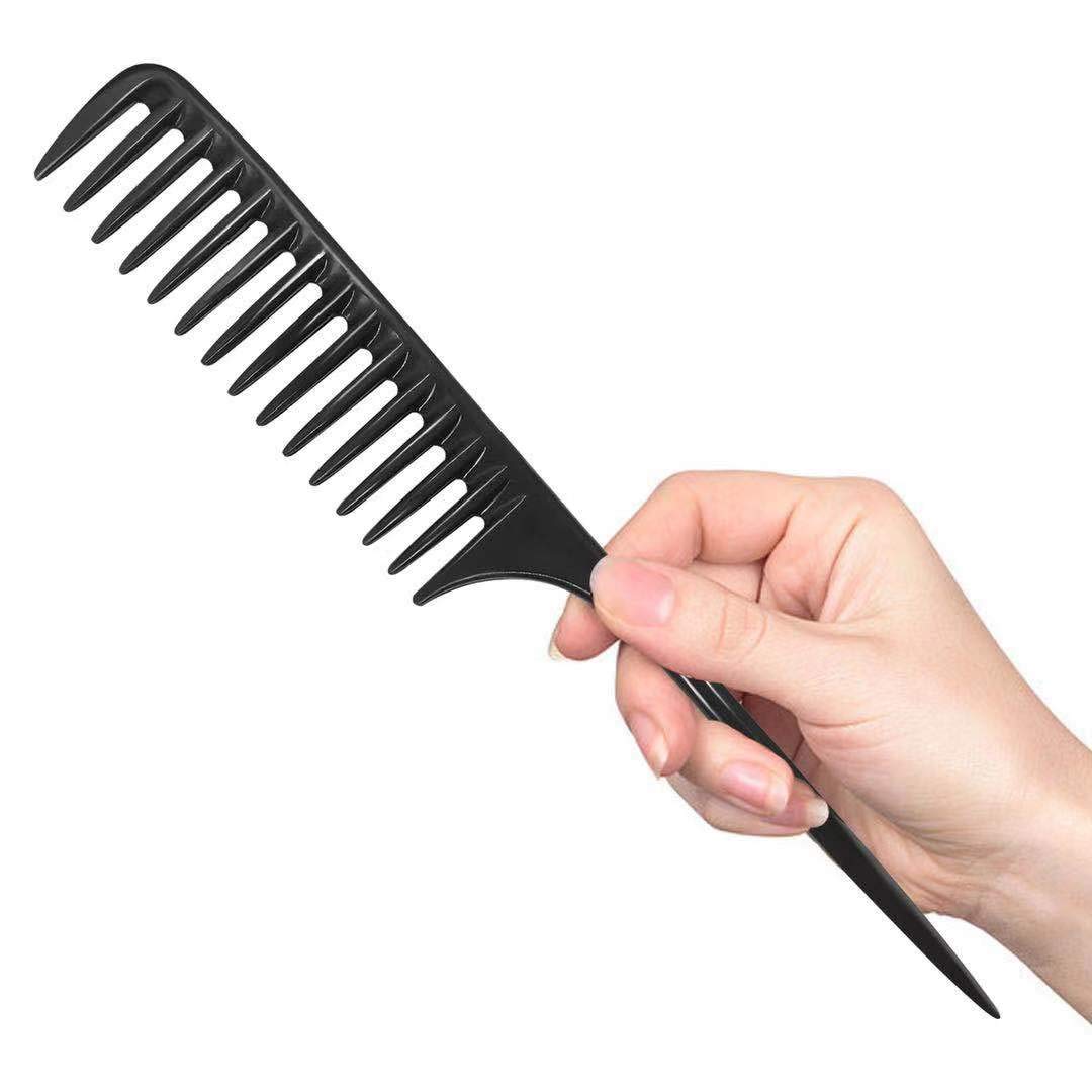 Wapodeai Wide Tooth Comb Detangling Hair Brush, Anti Static Heat Resistant Hair Comb, Suitable for all Kinds of Hair.