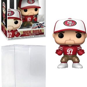 Funko Nick Bosa San Francisco 49ers Pop Vinyl Figure (Bundled with Pop Box Protector)