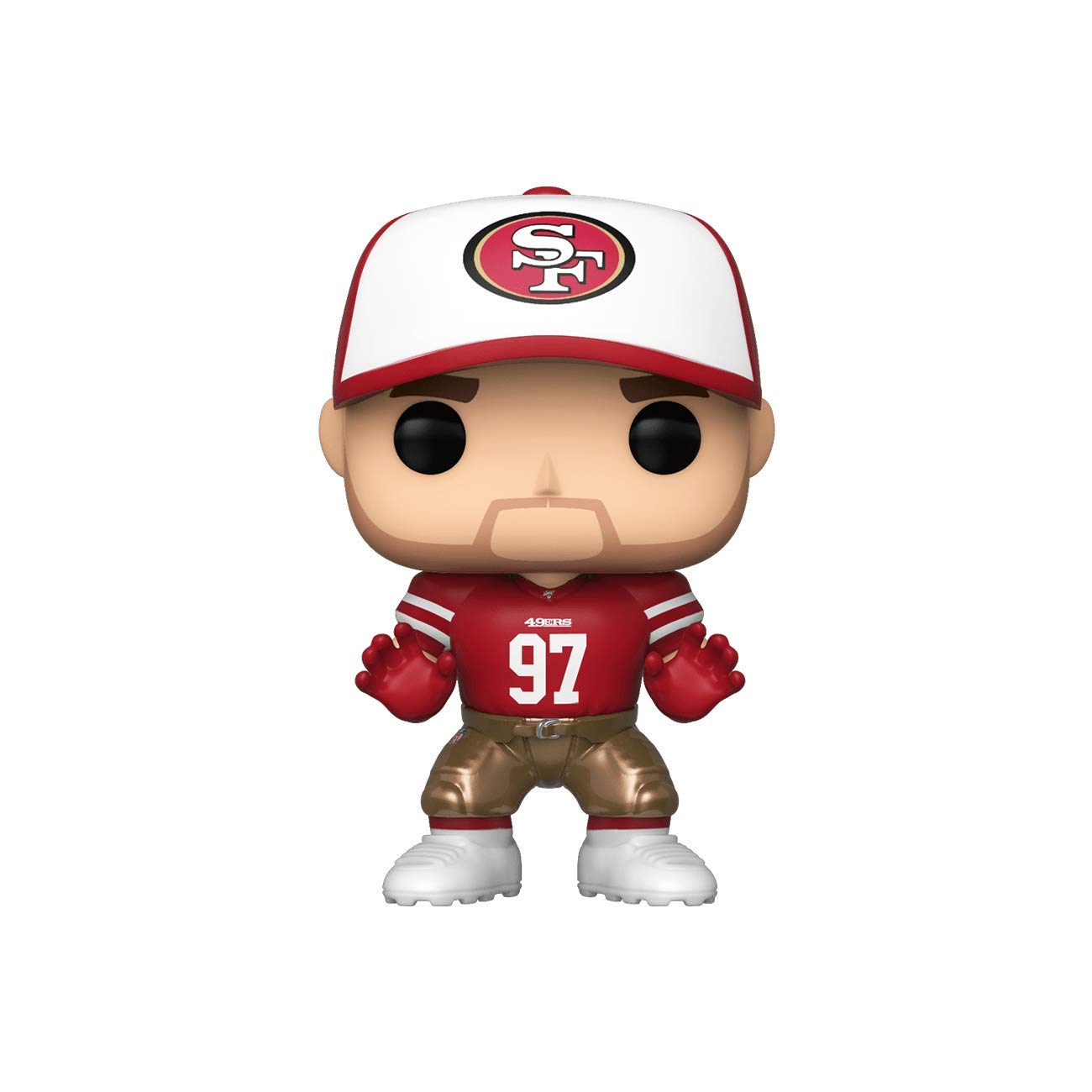 Funko Nick Bosa San Francisco 49ers Pop Vinyl Figure (Bundled with Pop Box Protector)