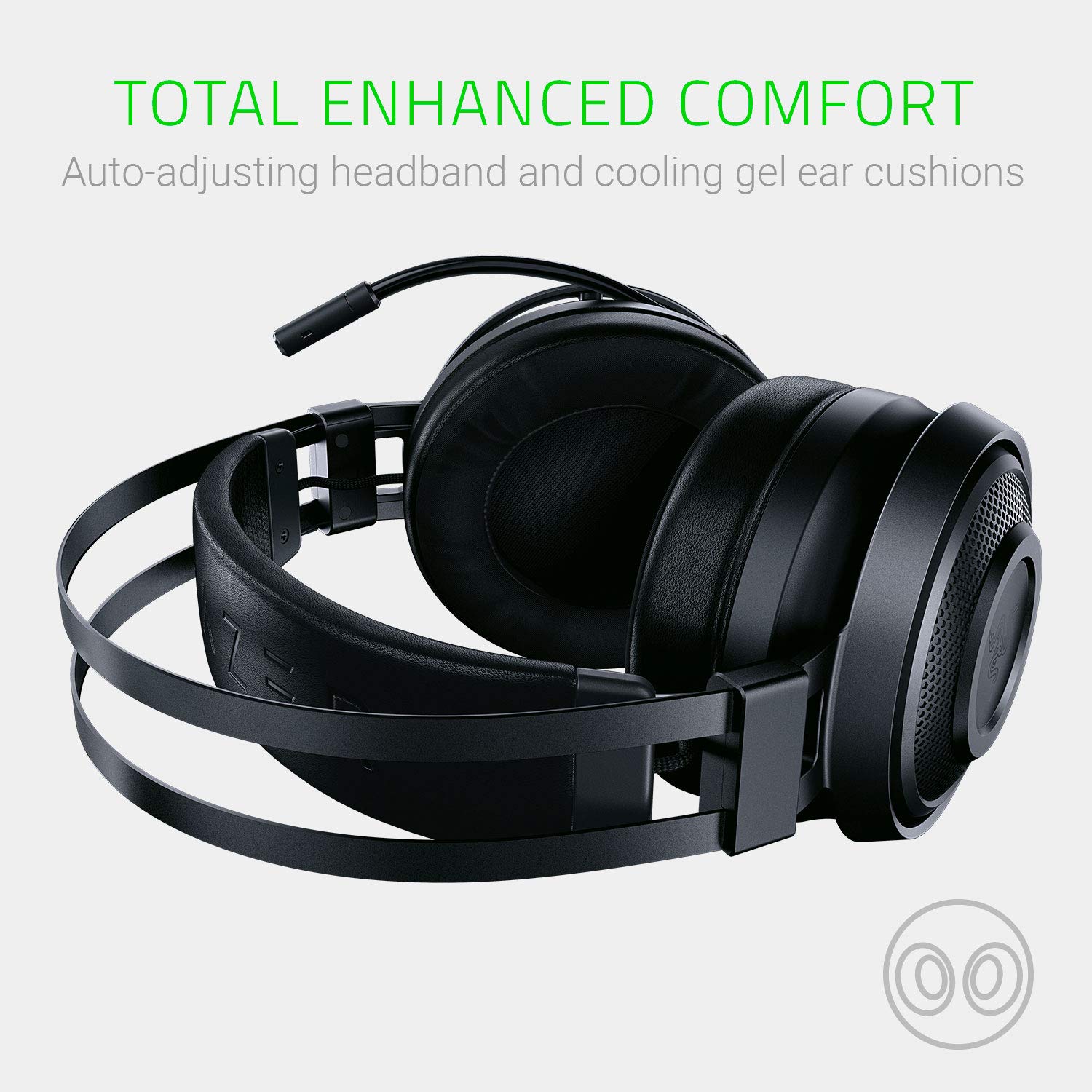 Razer Nari Essential THX Spatial Wireless Audio Gaming Headset (Renewed)