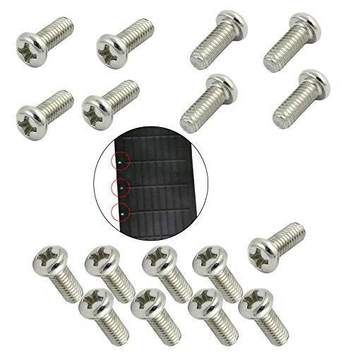 Chuancheng 17Pcs Steel Bolts for Xiaomi M365 Electric Scooter Bottom Board Screws 3x8mm