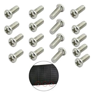 chuancheng 17pcs steel bolts for xiaomi m365 electric scooter bottom board screws 3x8mm