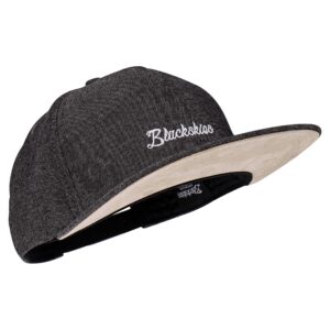 blackskies eos vol. ii snapback cap | jeans black visor unisex premium baseball cap denim basecap stick