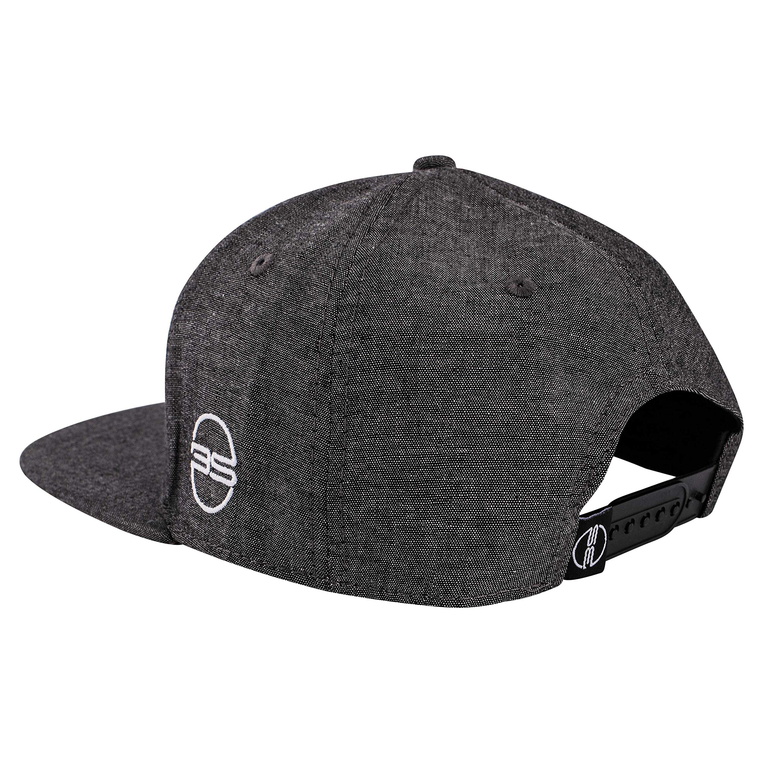 Blackskies Eos Vol. II Snapback Cap | Jeans Black Visor Unisex Premium Baseball Cap Denim Basecap Stick