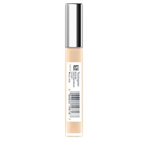 Neutrogena Healthy Skin Radiant Brightening Cream Concealer with Peptides & Vitamin E Antioxidant, Lightweight Perfecting Concealer, Non-Comedogenic, Ivory Light 01 with neutral undertones, 0.24 oz