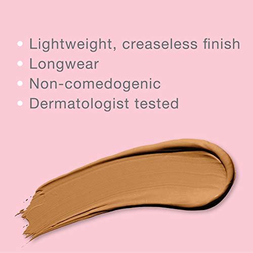 Neutrogena Healthy Skin Radiant Brightening Cream Concealer with Peptides & Vitamin E Antioxidant, Lightweight Perfecting Concealer, Non-Comedogenic, Ivory Light 01 with neutral undertones, 0.24 oz