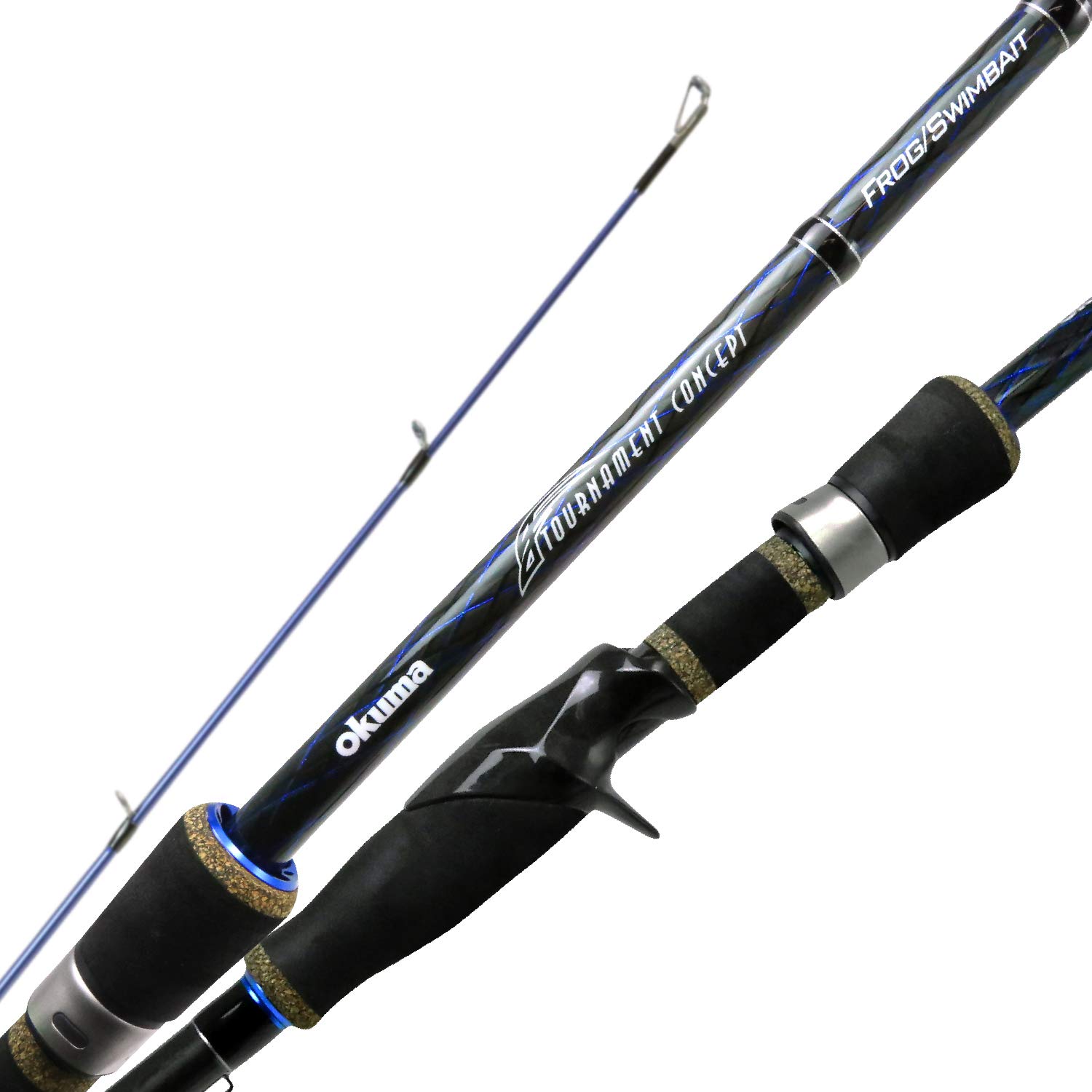 Okuma Tournament Concept TCS Lightweight Carbon Bass Rods- TCS-C-701Ma+