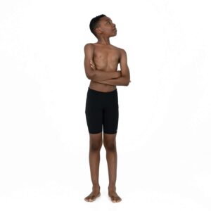 speedo essential endurance+ jammer boys swim shorts age 7-8 black