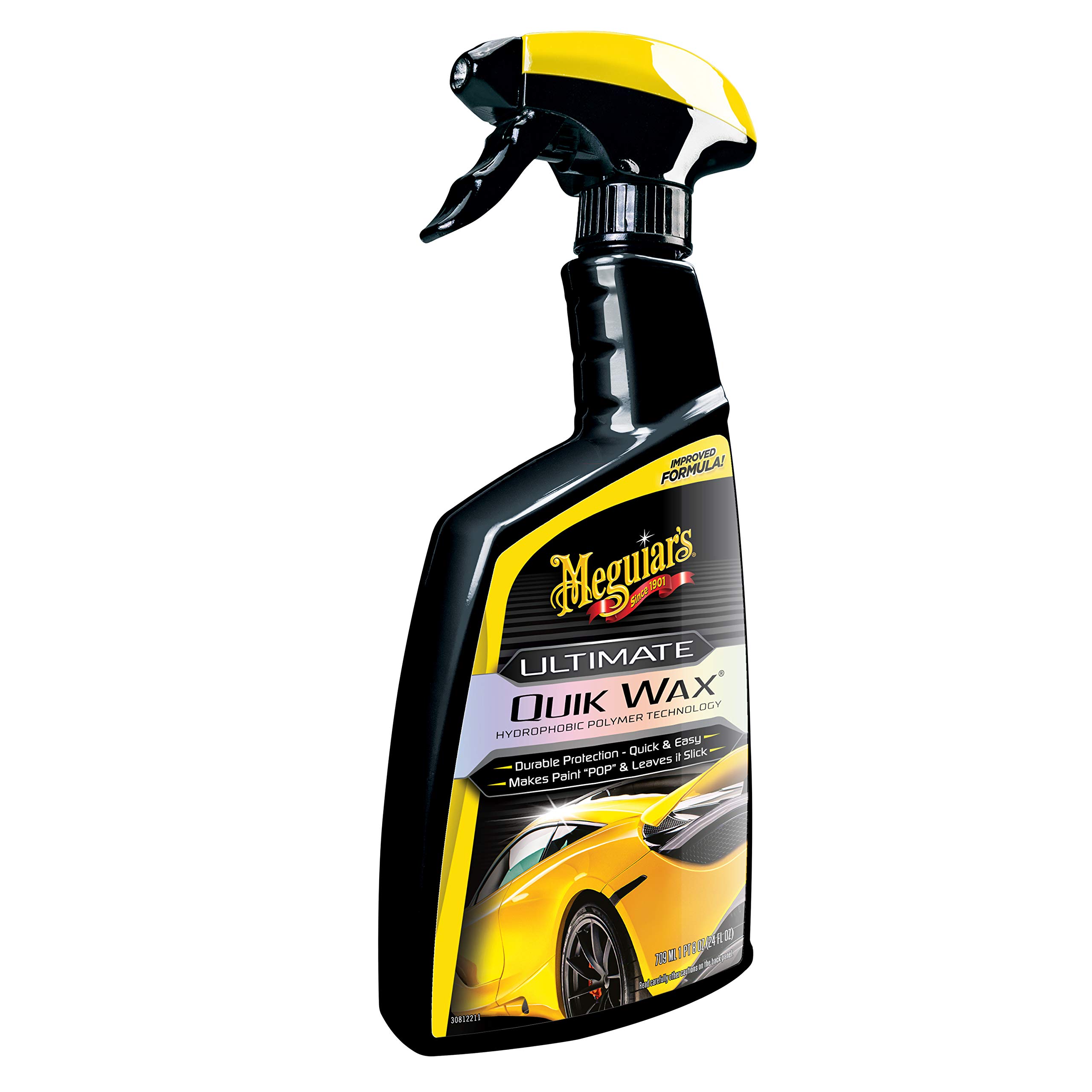 Meguiar's Ultimate Quik Wax, Durable Protection, Quick and Easy – 24 Oz Spray Bottle