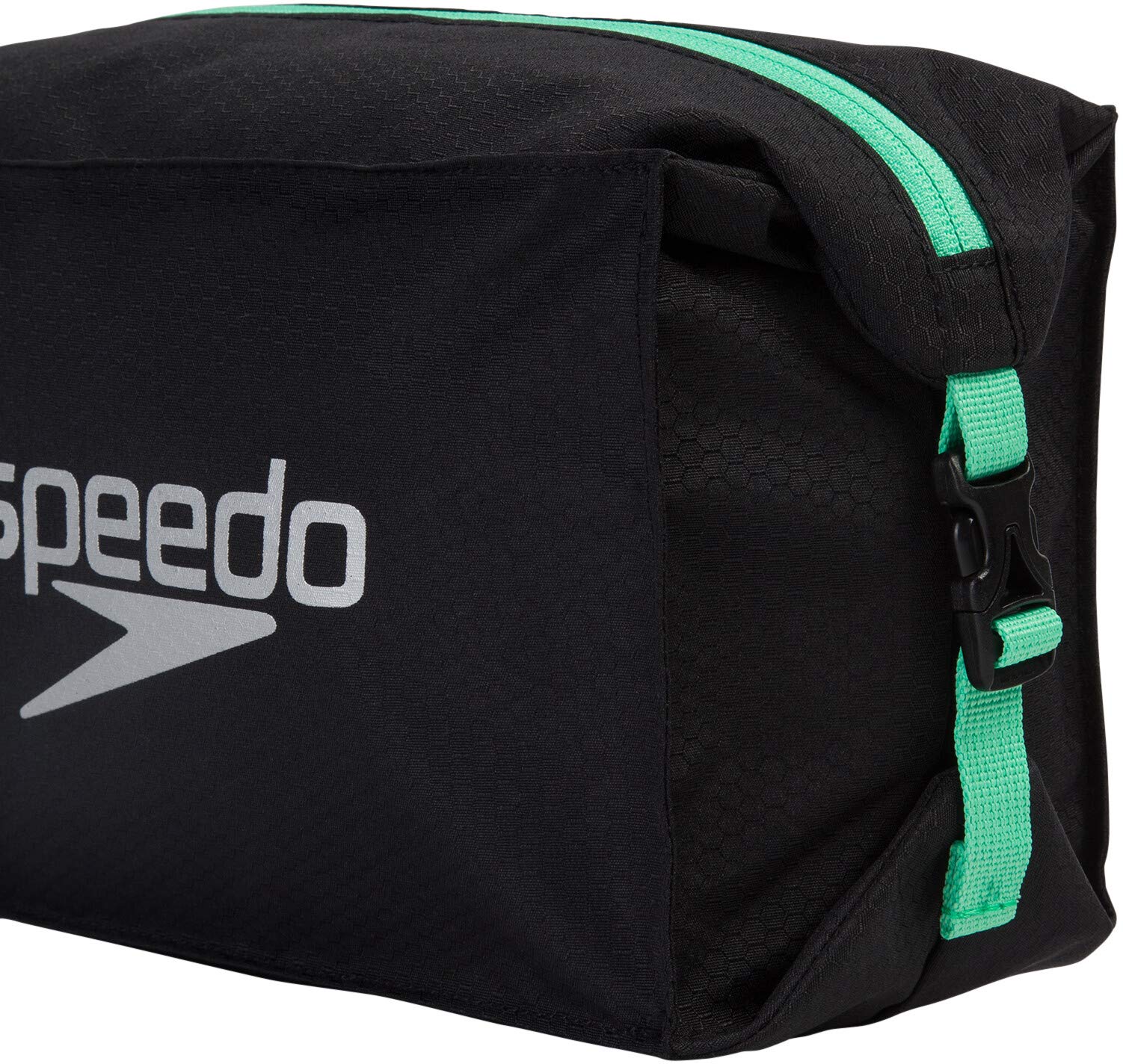 Speedo Unisex's Pool Slide Bag, Black/Green Glow, One Size