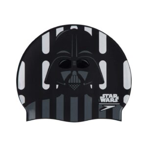 speedo adult unisex star wars print cap darth vader, black/grey