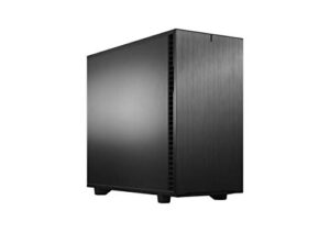 fractal design define 7 black solid brushed aluminum/steel e-atx silent modular mid tower computer case