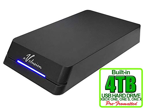 Avolusion HDDGear Pro 4TB (4000GB) 7200RPM 64MB Cache USB 3.0 External Gaming Hard Drive (for Xbox ONE X/S, Pre-Formatted) - 2 Year Warranty