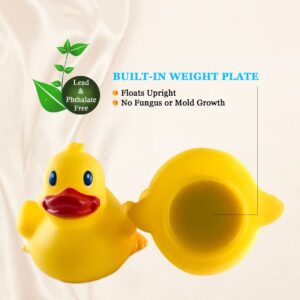 3" Mermaid Rubber Duck [Floats Upright] - Baby Safe Bathtub Bathing Toy