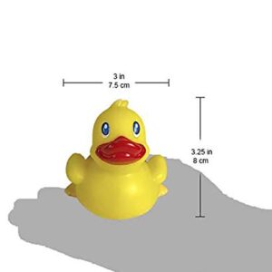 3" Mermaid Rubber Duck [Floats Upright] - Baby Safe Bathtub Bathing Toy