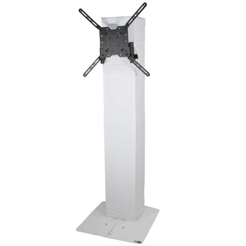 Prox XT-FLEXTOTEM TV Flex Totem TV - 3ft to 6ft Height Adjustable Totem Stand Incl. TV Mount, Foldable Base Plate and Speaker Stud