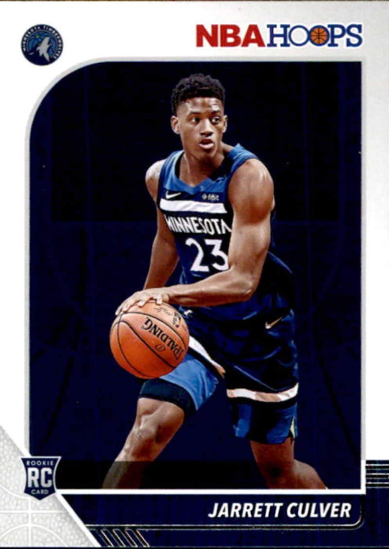 2019-20 Panini NBA Hoops #203 Jarrett Culver Minnesota Timberwolves Rookie Basketball Card