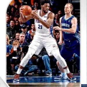 2019-20 Panini NBA Hoops #145 Joel Embiid Philadelphia 76ers Basketball Card