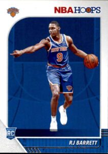 2019-20 panini nba hoops #201 rj barrett new york knicks rookie basketball card