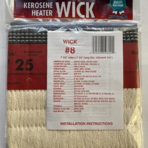 wick #8 for Heat Mate/Sengoku CV2000, 2200, 2230, HMHC 2230, Mega-230, KH-250, CV-23K